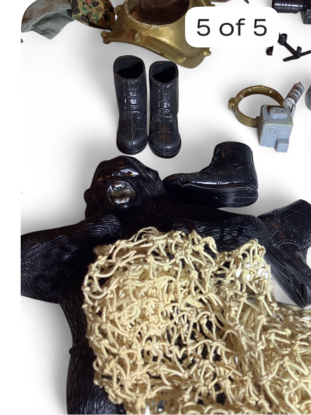 LARGE LOT 60’s~70’s GI Joe: Head Appendages Accessories JUNGLE~DIVING~CLOTHES - Picture 7 of 10